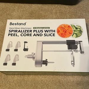 NIB spiralizer attachment for Stand Mixer